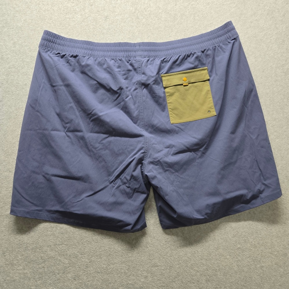 Cotopaxi Veza Adventure Shorts Mens Blue Grey Yellow Active Hiking 7in Inseam XL - Picture 3 of 7